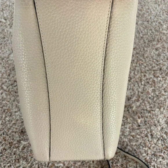 Mulberry iris beige gold top handle 2 way Purse handbag satchel - Picture 10 of 15